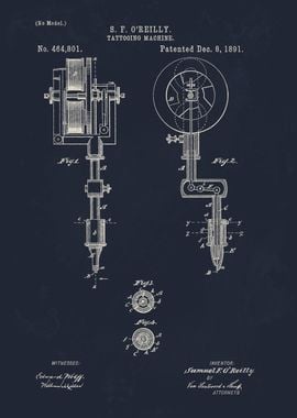 1891 Tattooing Machine