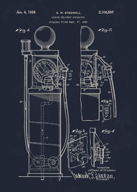 1938 Gas Pump Liquid