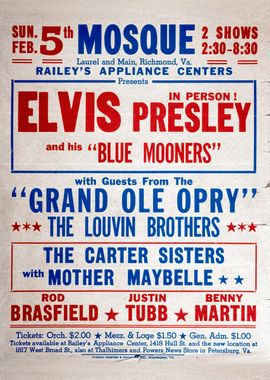 Elvis and Blue Mooners