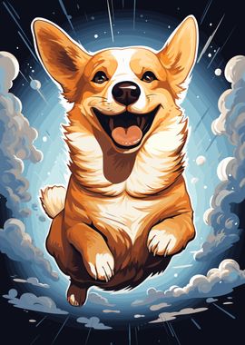 Happy Corgi