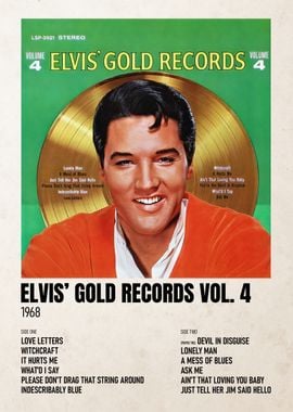 Elvis' Gold Records 1968