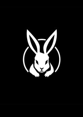 Rabbit Stencil Design