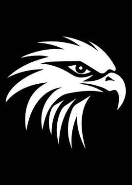 Eagle Stencil Design