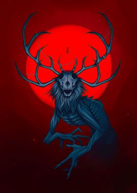 wendigo Mythology red moon