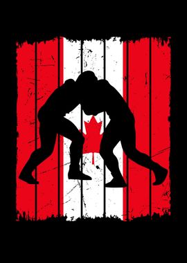 Canadian Flag Wrestling