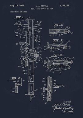 Dial gauge vernier caliper