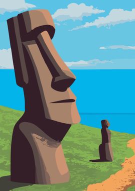 Moai Monumental Statues