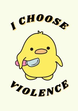 Violence Funny Duck Cute