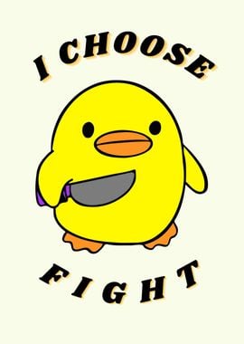 Fight Funny Duck Cute