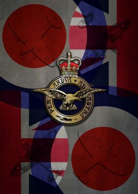 RAF UNION Spitfire badge