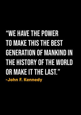 John F Kennedy Quote 