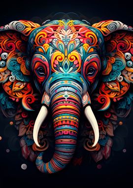 Mandala  Elephant 01