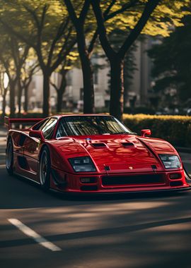 Ferarri F40 car photograph