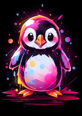 Colorful Penguin