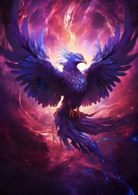 Mystical Phoenix Bird