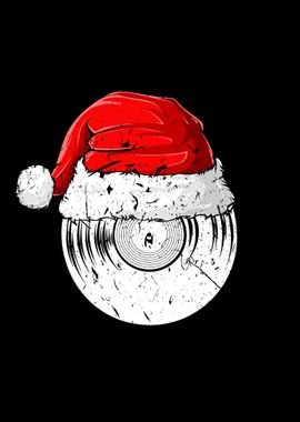 Xmas Hat Vinyl Record