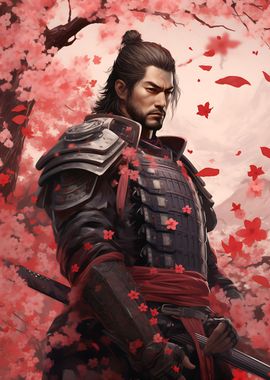 Japanese Samurai Sakura