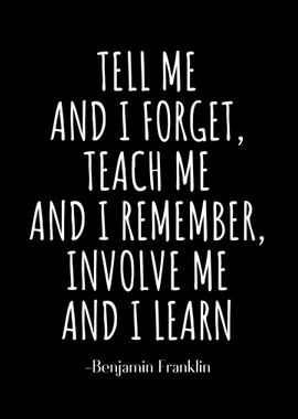 involve me and i learn