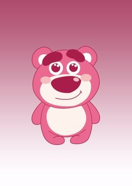 bear pink cute animal