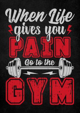 Gym Motivation Quote Art