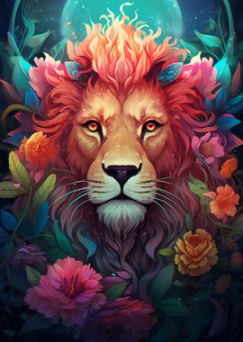 Mythic Lion Flowers