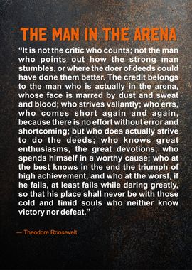 the man in the arena quote