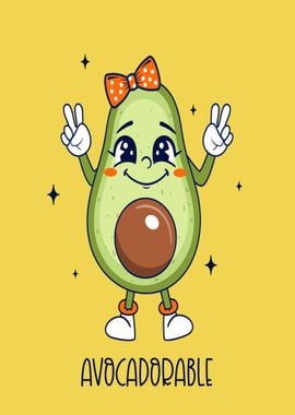 Happy avocado