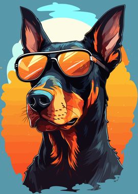 Cool Dobermann Dog