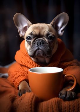 French Bulldog Coffee Dog