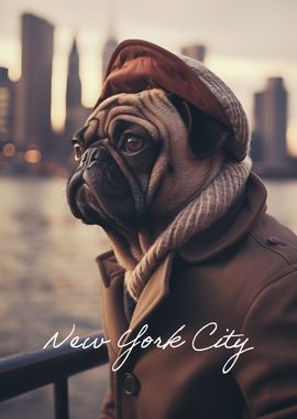 New York City Pug Photo