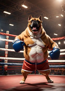 boxing dog