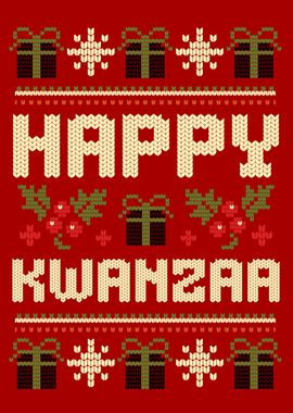 HAPPY KWANZAA RED