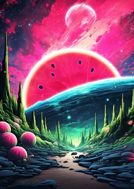 Universe Watermelon Moon