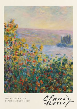 The Flower Beds Monet