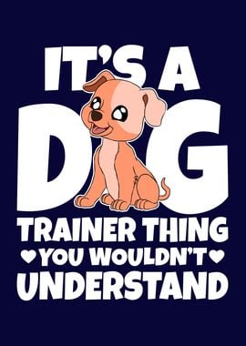 Dog trainer dog sport