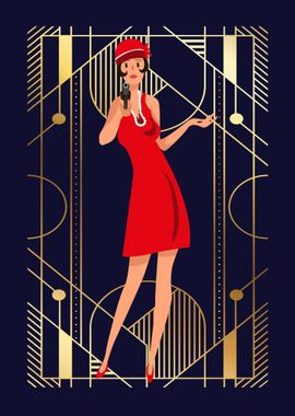 Art Deco poster