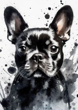 Watercolor Painted Frenchi