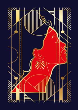 Art Deco poster