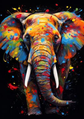 Elephant Abstract