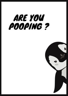 penguin are you pooping