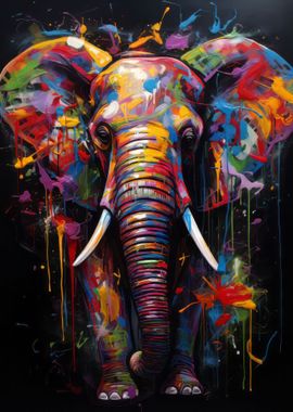 Elephant Abstract