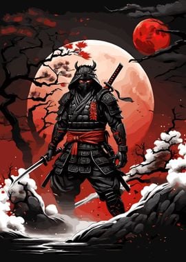 Japanese Samurai Sakura