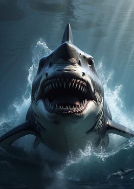 Vicious megalodon