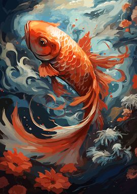 Japanese Koi Fish