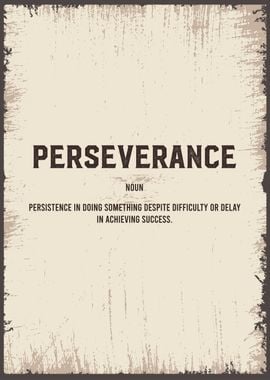 perseverance