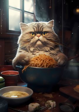 Fat Cat Noodles Ramen Food