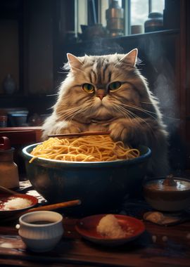 Fat Cat Noodles Ramen Food