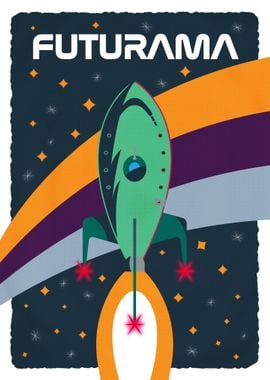 Futurama Vintage Poster