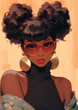 Black Anime Girl