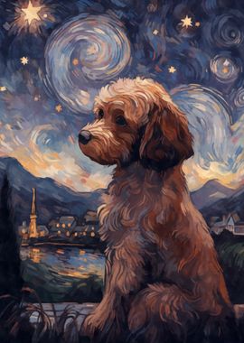 Cavoodle Starry Night